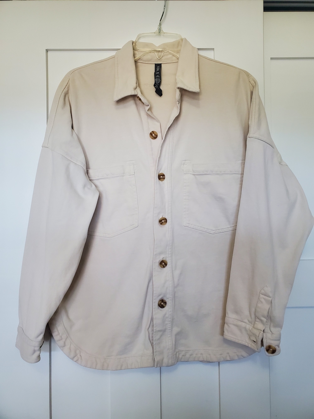 Vuori Mackenzie Women's Shirt Jacket Natural Cream XS/S